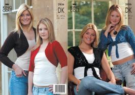 King Cole Pattern 2836 DK Shrugs