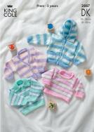 King Cole Pattern 2887 DK Jacket, Sweaters & Cardigans