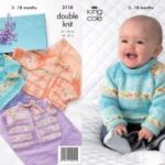 King Cole Pattern 3118 DK Cardigans & Sweater
