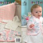 King Cole Pattern 3241 Cuddles Chunky Jackets and Pram Cover Pattern