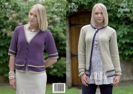 King Cole Pattern 3262 Chunky Ladies Jacket and Cardigan
