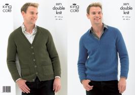 King Cole Pattern 3271 DK Sweater & Cardigan