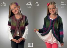 King Cole Pattern 3435 Riot Chunky Jackets
