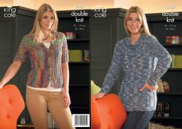 King Cole Pattern 3562 DK Tunic & Cardigan