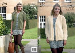 King Cole Pattern 3569 Super Chunky Ladies Jackets