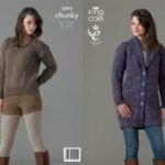 King Cole Pattern 3593 Chunky Jacket & Sweater