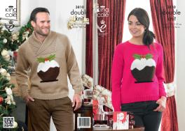 King Cole Pattern 3810 DK Christmas Sweaters