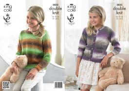 King Cole Pattern 3832 DK Cardigan & Sweater