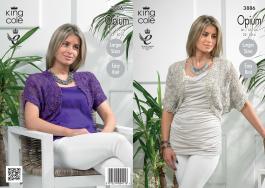 King Cole Pattern 3886 Opium Ladies Cardigans