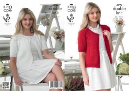 King Cole Pattern 3893 Giza Cotton Ladies Cardigans