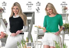 King Cole Pattern 3894 Giza Cotton Ladies Tops