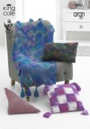 King Cole Pattern 3961 Throw & Cushions
