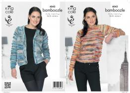 King Cole Pattern 4042 Bamboozle Cardigan & Sweater
