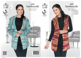 King Cole Pattern 4043 Bamboozle Jacket & Waistcoat