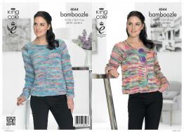 King Cole Pattern 4044 Bamboozle Cardigan & Sweater