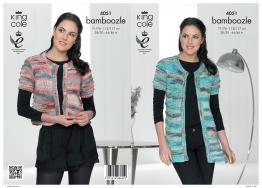 King Cole Pattern 4051 Bamboozle Cardigans