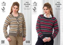 King Cole Pattern 4054 DK Cardigan & Sweater