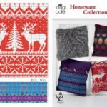 King Cole Pattern 4112 DK & Aran Winter Cushions