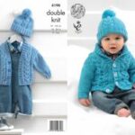 King Cole Pattern 4198 Cherish & Cherished DK Cardigans & Hat