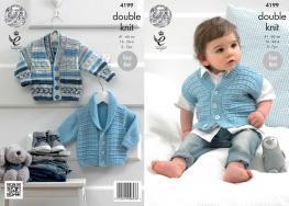 King Cole Pattern 4199 Cherish & Cherished DK Jackets & Waistcoat