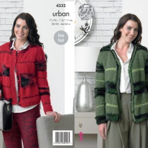 King Cole Pattern 4332 Cardigans Urban Easy Knit