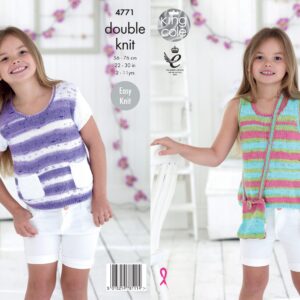 King Cole Pattern Cottonsoft Crush 4771 Girls Tops