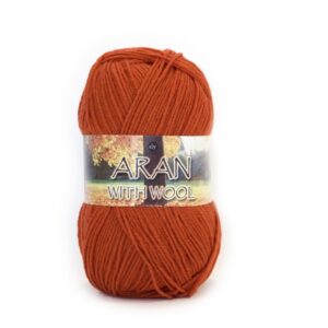 Designer Yarns Choice Aran with Wool 608 Rust RRP £3.25