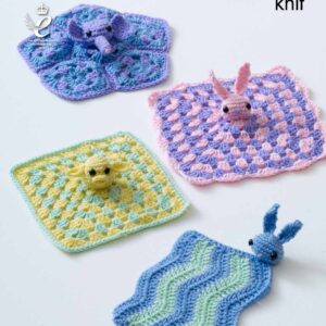 King Cole Pattern 9036 Baby Comfort Blankets