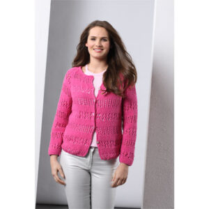 Stylecraft Malabar Aran 9146 Eyelet Tee & Cardigan