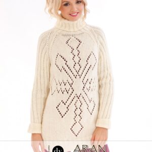 Designer Yarns Choice Pattern for Aran with Wool DYP167 Ladies Jumper