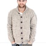Designer Yarns Choice Pattern for Aran with Wool DYP182 Mans Cardigan