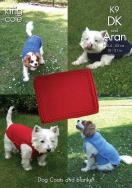 King Cole Pattern K9 Dog Coats & Blanket DK & Aran