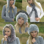 James C Brett JB251 Snood, Neck Wrap and Hats