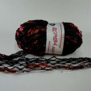 Designer Yarns Rumba Fantasy 09 Black, Red & Pink RRP £6.95