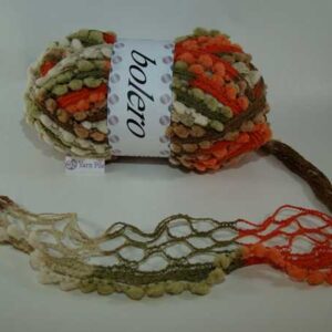 Designer Yarns Bolero 06 Green, Brown & Orange RRP £5.95