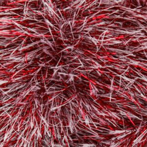 King Cole Tinsel Chunky 3303 Red Snow  RRP £3.09