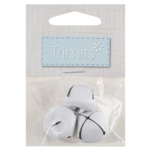 Trimits Bells: Jingle 20mm White 3 Pack