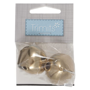 Trimits Bells: Jingle 30mm Gold 2 pack