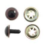 Trimits Toy Eyes Teddy 15mm Brown 4 Pack