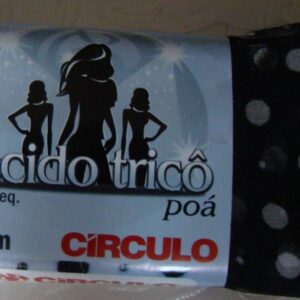 Tecido Trico Spot Black with White Spot RRP £11.99