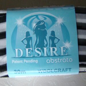 Woolcraft Desire Abstrato 106 Black & White Stripe RRP £11.99