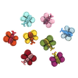 Trimits Novelty Buttons Butterflies Pack of 7 Code B
