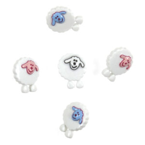 Trimits Novelty Buttons Sheep Pack of 5 Code A