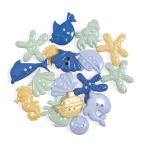 Trimits Novelty Buttons Under The Sea Pack of 20g Code A