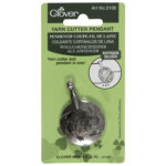 Clover Yarn Cutter Pendant Antique Silver