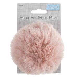 Trimits Pom Pom Faux Fur 11cm Light Pink