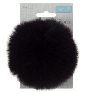 Trimits Pom Pom Faux Fur 11cm Purple