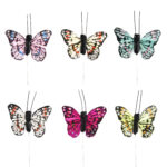 Butterflies on Wire 5.5cm Assorted