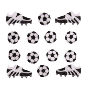 Craft Embellishments Football Boots & Balls Kits Pack of 14