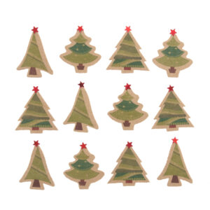 Craft Embellishment 3D Trees Pack of 12